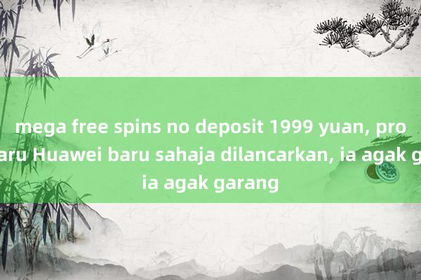 mega free spins no deposit 1999 yuan, produk baru Huawei baru sahaja dilancarkan, ia agak garang